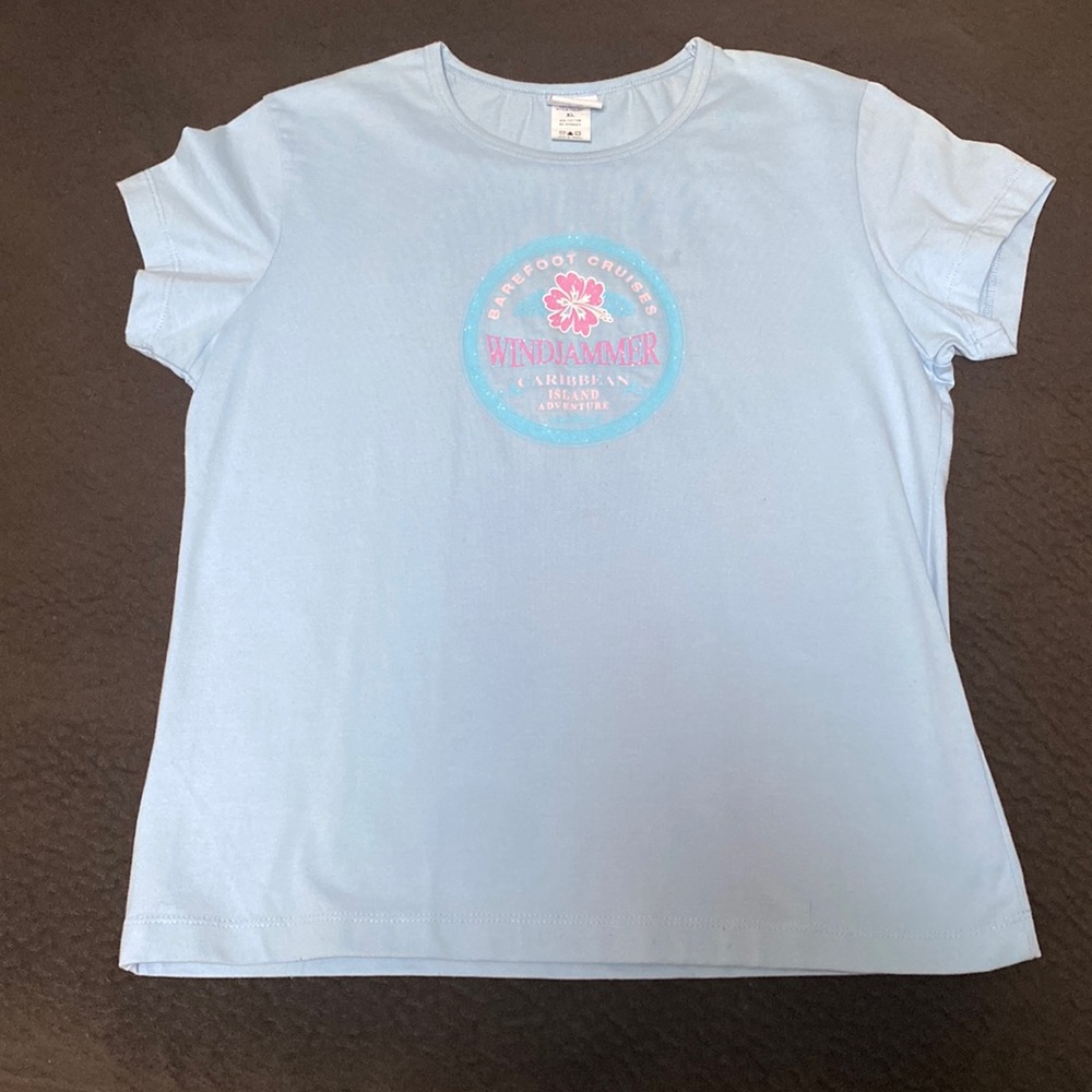 Baby blue shirt
